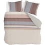 Byrklund Dekbedovertrek Striped Chic Taupe - Polyester