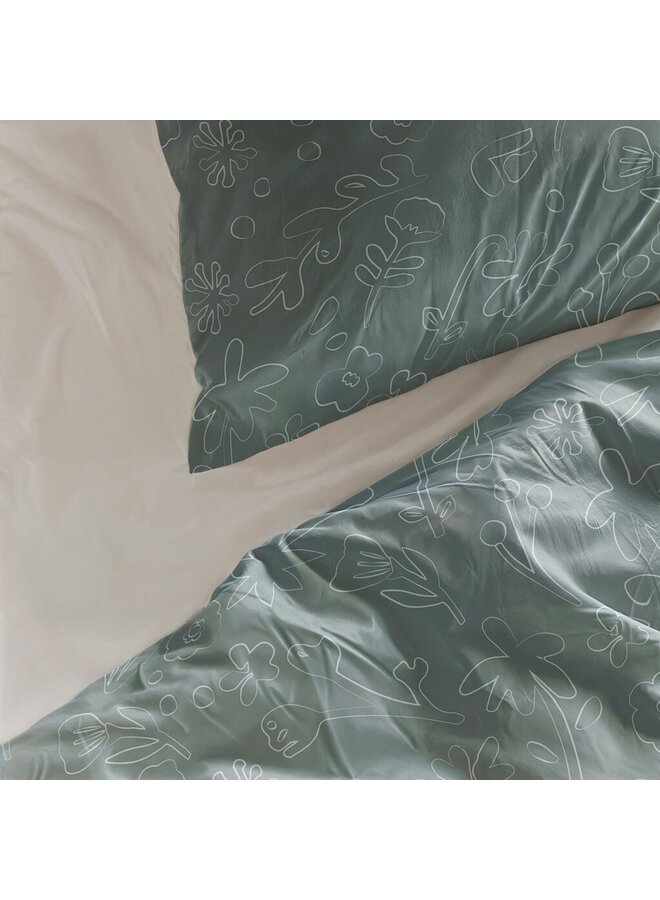 Byrklund Dekbedovertrek Vedor Antraciet - Polyester/Katoen