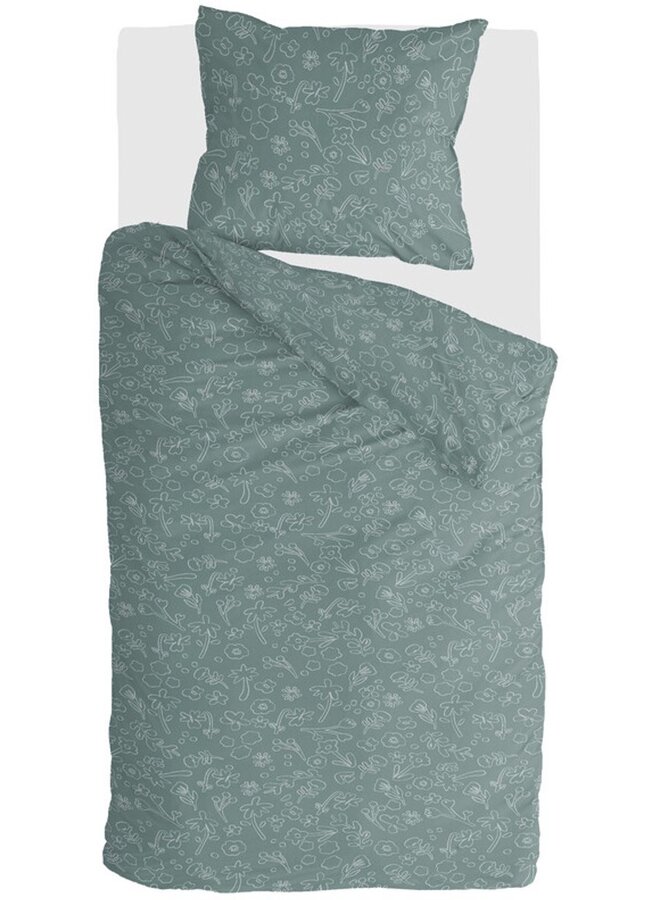 Byrklund Dekbedovertrek Vedor Antraciet - Polyester/Katoen