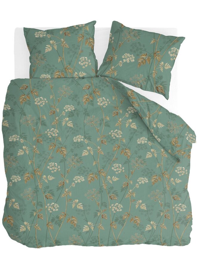 Dekbedovertrek Vera Groen - Polyester/Katoen