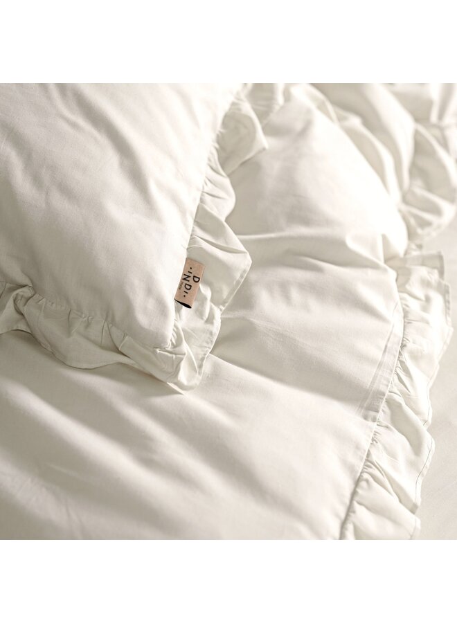 Dindi Home Dekbedovertrek Candy Clouds Creme - Gerecyled Katoen