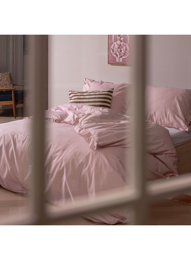 Dindi Home Dekbedovertrek Candy Clouds Roze - Gerecyled Katoen