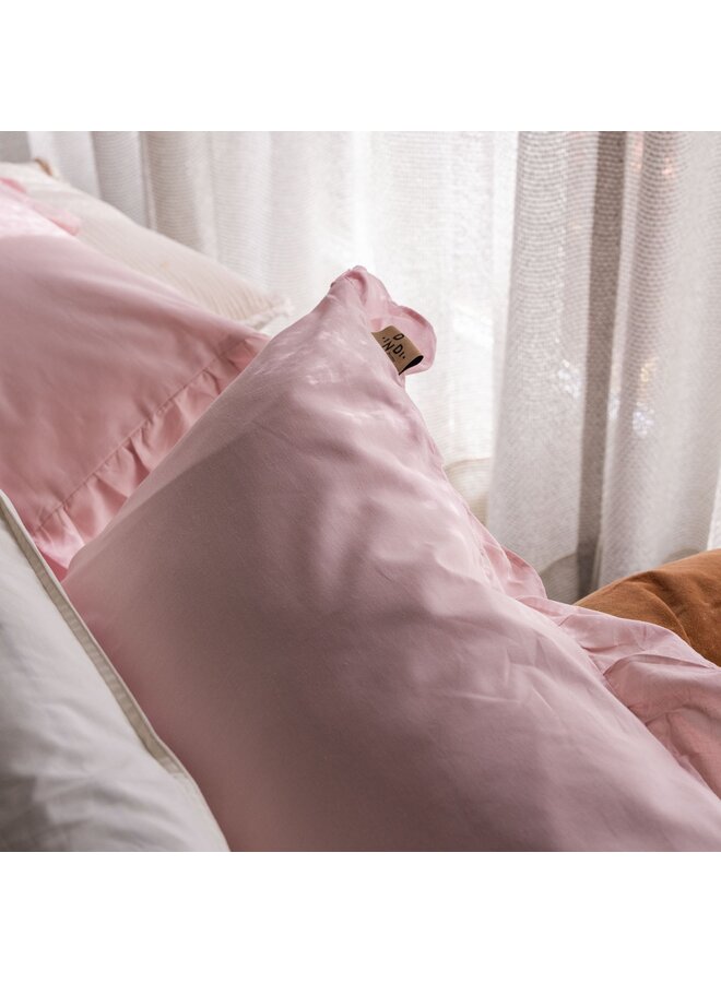 Dindi Home Dekbedovertrek Candy Clouds Roze - Gerecyled Katoen