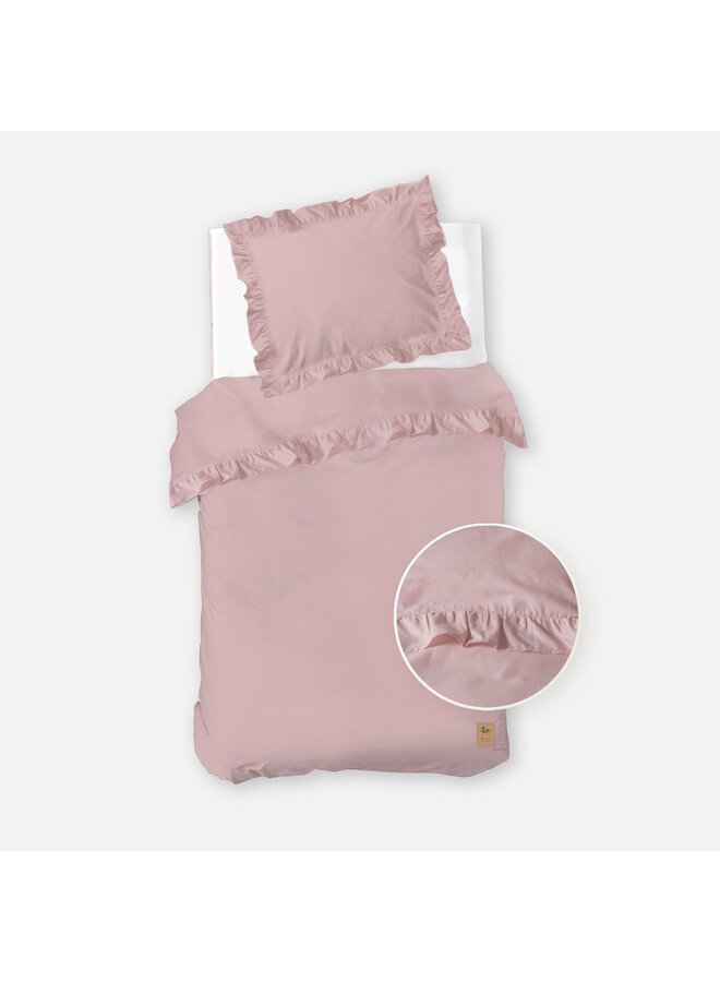 Dindi Home Dekbedovertrek Candy Clouds Roze - Gerecyled Katoen