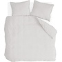 Walra Dekbedovertrek Crossed Lines Creme - Gerecyled Katoen