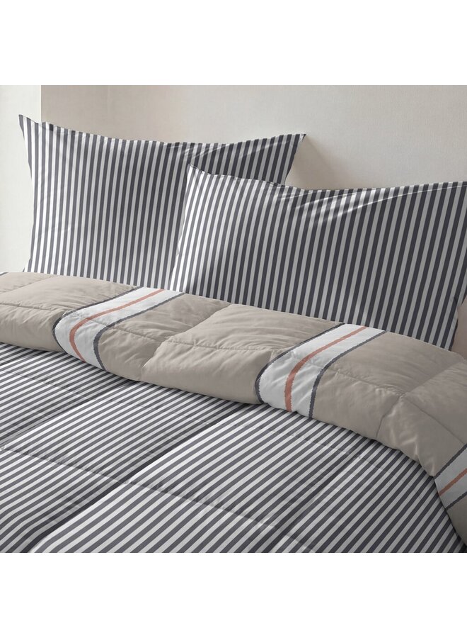 Byrklund Lay Dekbed Clean Lined Up Zand - Polyester