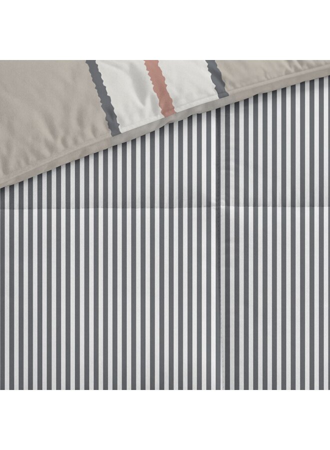 Byrklund Lay Dekbed Clean Lined Up Zand - Polyester