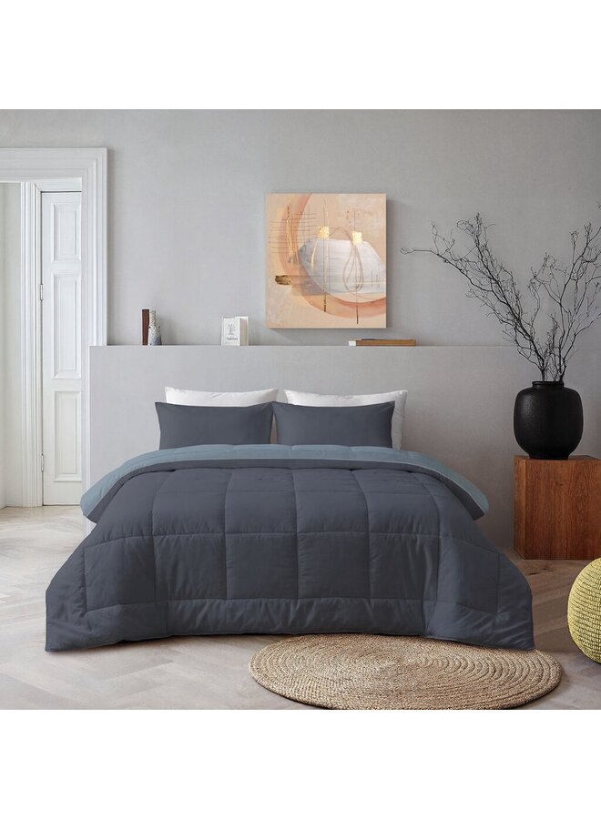 Byrklund Lay Dekbed Wash & Rest Blauw - Polyester