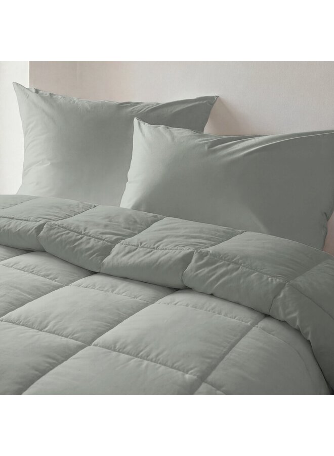 Byrklund Lay Dekbed Wash & Rest Groen - Polyester