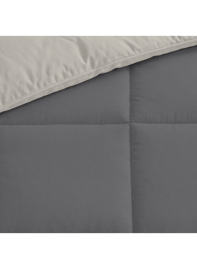 Byrklund Lay Dekbed Wash & Rest Zand/Antraciet - Polyester