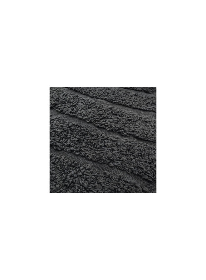 Dindi Home Badmat Pure & Pretty Antraciet - Katoen