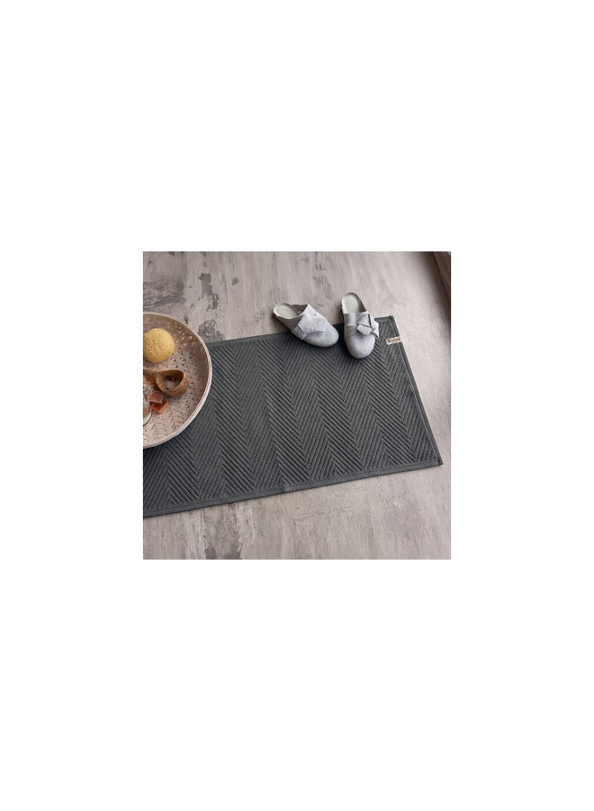 Walra Badmat Soft Cotton Antraciet - Katoen