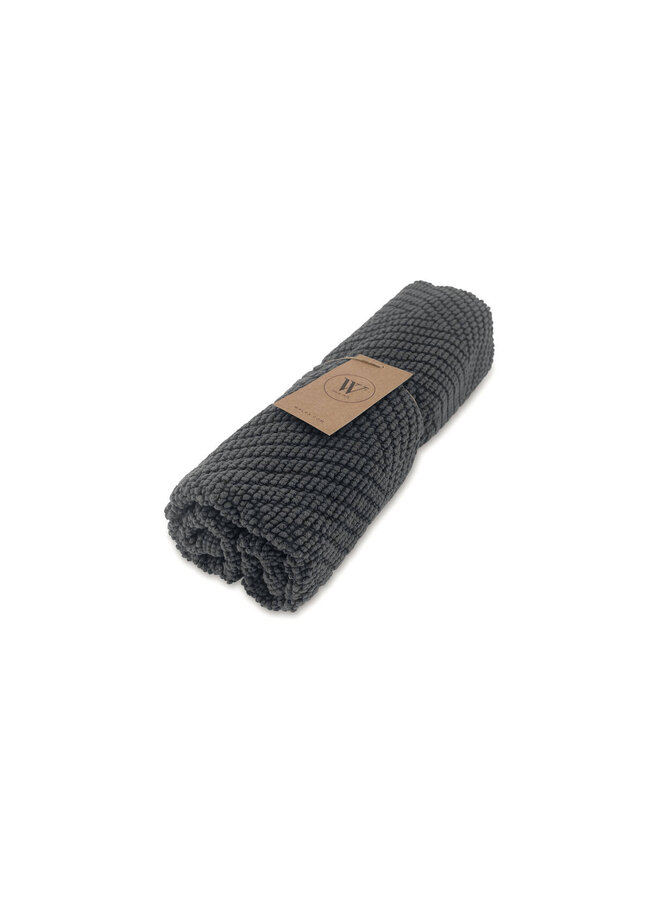 Walra Badmat Soft Cotton Antraciet - Katoen
