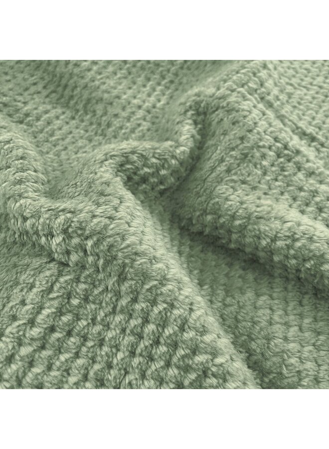 Byrklund Plaid Bubble Cuddle Groen - Fleece