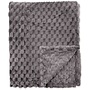 Byrklund Plaid Bubble Fluffy Dots Antraciet - Fleece