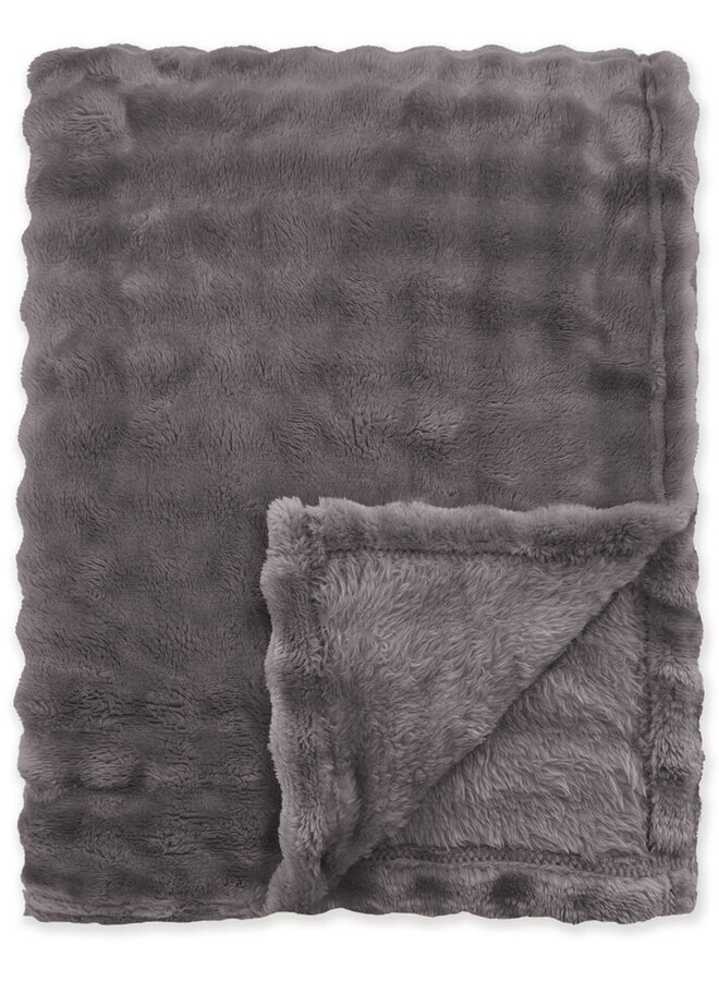Byrklund Plaid Ribbed Ribbed Comfort Antraciet - Fleece