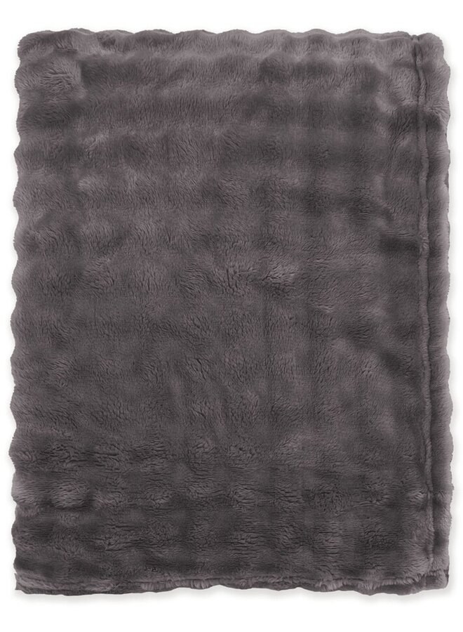 Byrklund Plaid Ribbed Ribbed Comfort Antraciet - Fleece