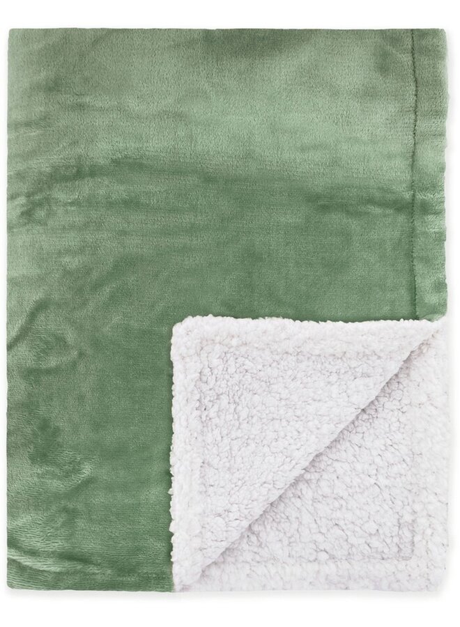 Plaid Snowy Hug Groen - Fleece