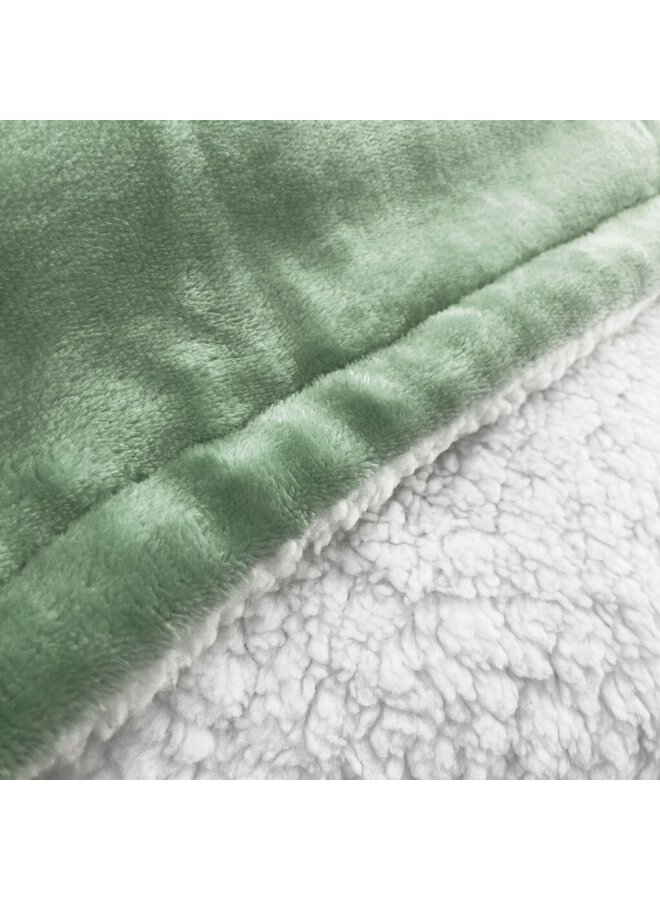 Byrklund Plaid Snowy Hug Groen - Fleece
