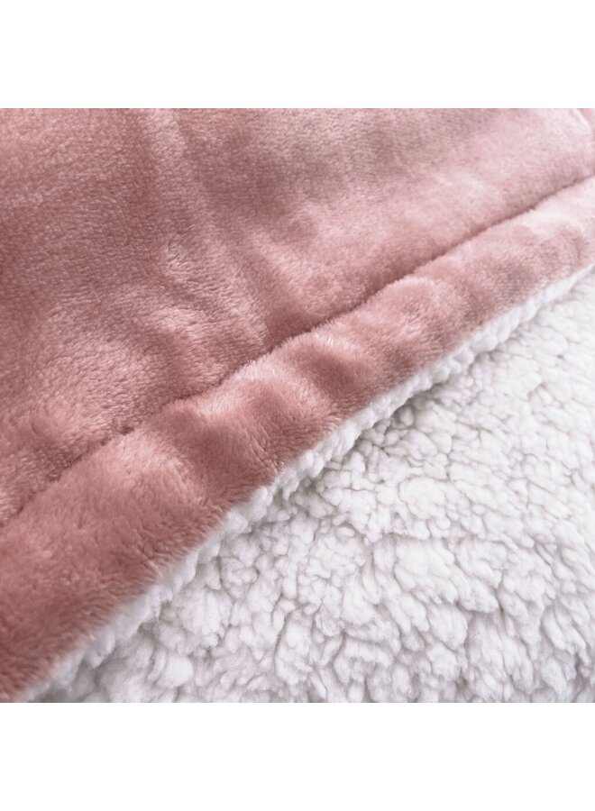 Byrklund Plaid Snowy Hug Roze - Fleece