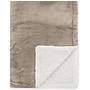 Byrklund Plaid Snowy Hug Taupe - Fleece