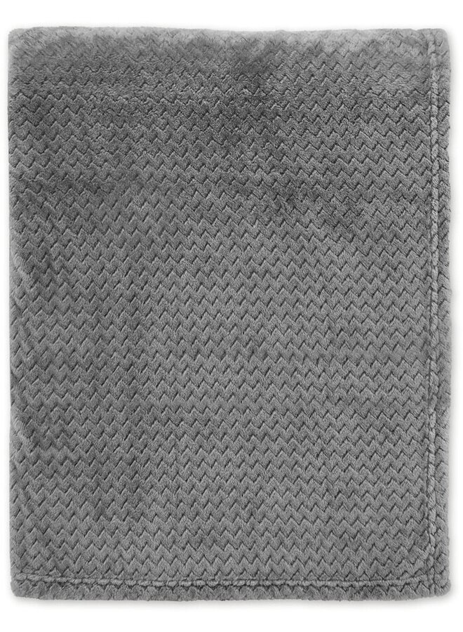 Byrklund Plaid V-Bone Antraciet - Polyester