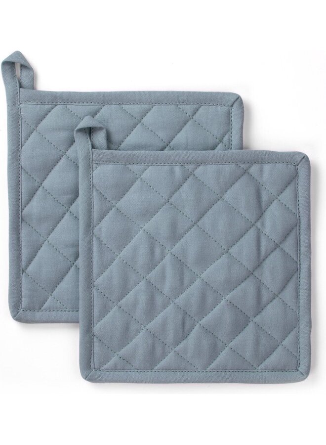 Pannenlap Stay Cold Blauw - Set Van 2 - Katoen