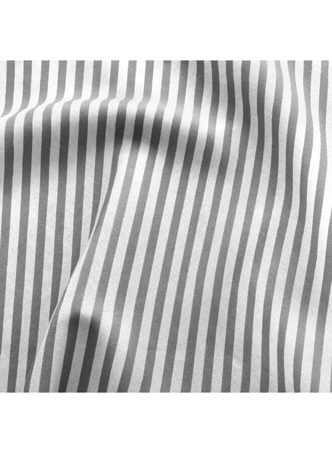 Byrklund Tafelkleed Refined Lines Antraciet - Linnen/Katoen