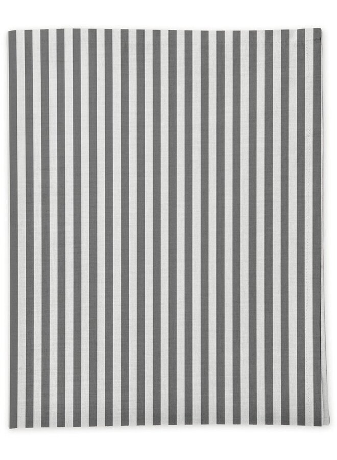 Byrklund Tafelkleed Refined Lines Antraciet - Linnen/Katoen