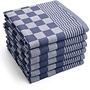 Byrklund Theedoek Clean & Tidy Blauw - Set Van 6 - Katoen