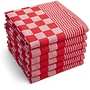 Byrklund Theedoek Clean & Tidy Rood - Set Van 6 - Katoen