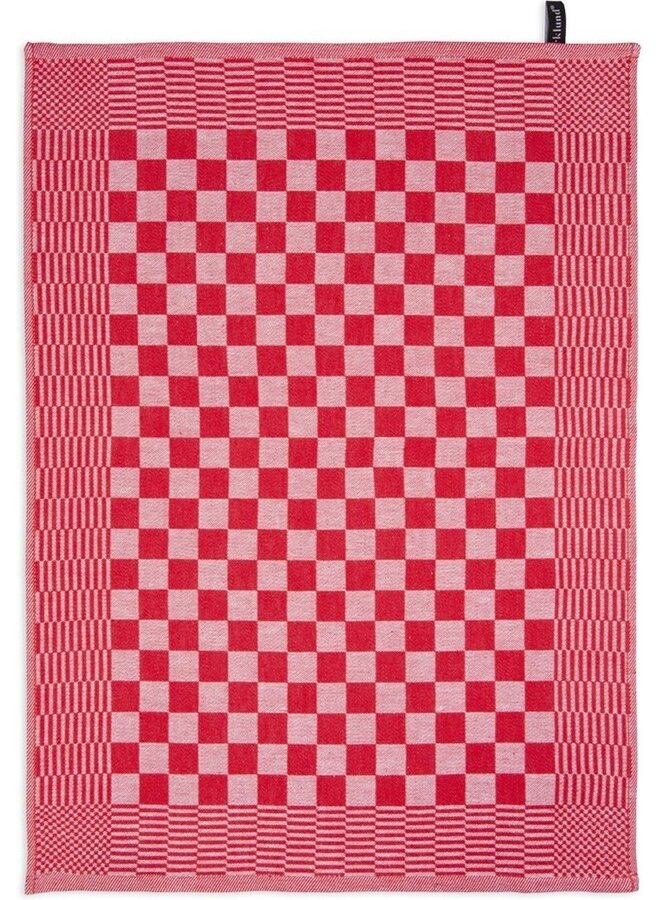 Byrklund Theedoek Clean & Tidy Rood - Set Van 6 - Katoen