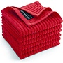 Byrklund Vaatdoek Clean & Shiny Rood - Set Van 6 - Katoen