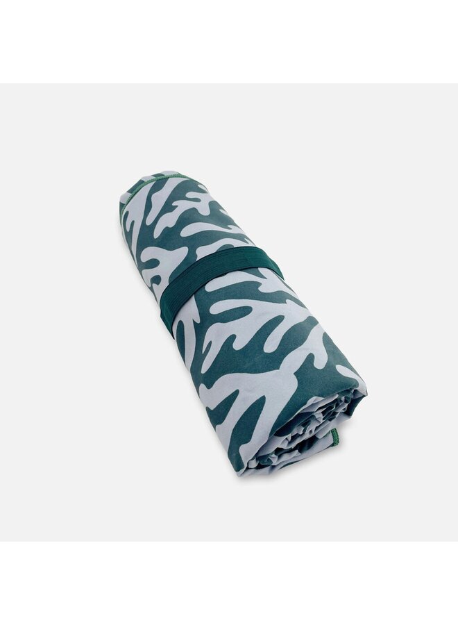Byrklund Strandlaken Ocean Corals Blauw - Gerecyeld Polyester