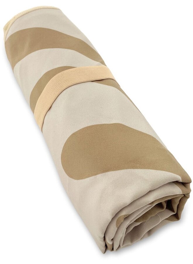 Byrklund Strandlaken Sunset Swirl Zand - Gerecyeld Polyester