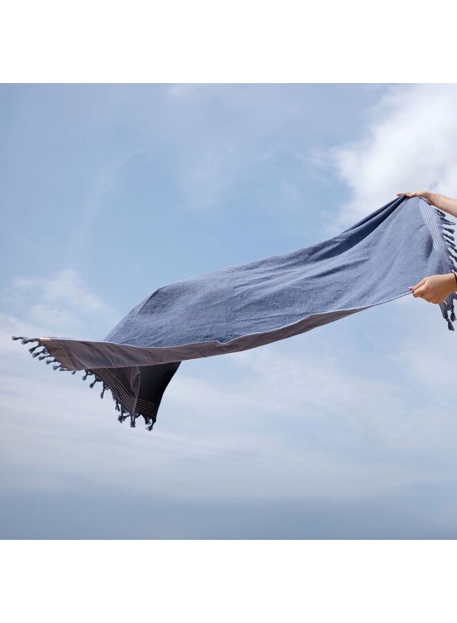 Walra Hamamdoek Soft Cotton Blauw - Katoen
