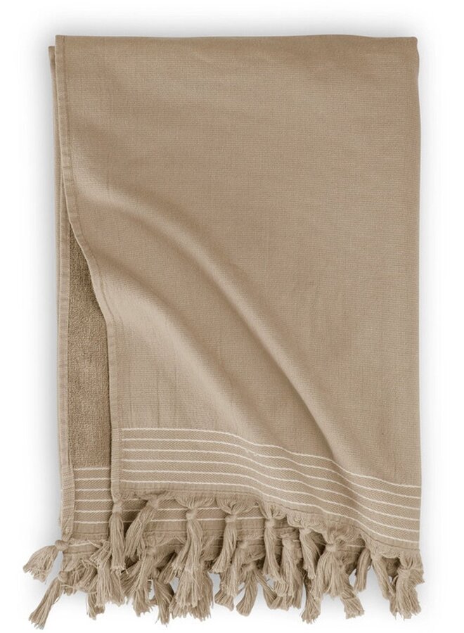 Hamamdoek Soft Cotton Bruin - Katoen