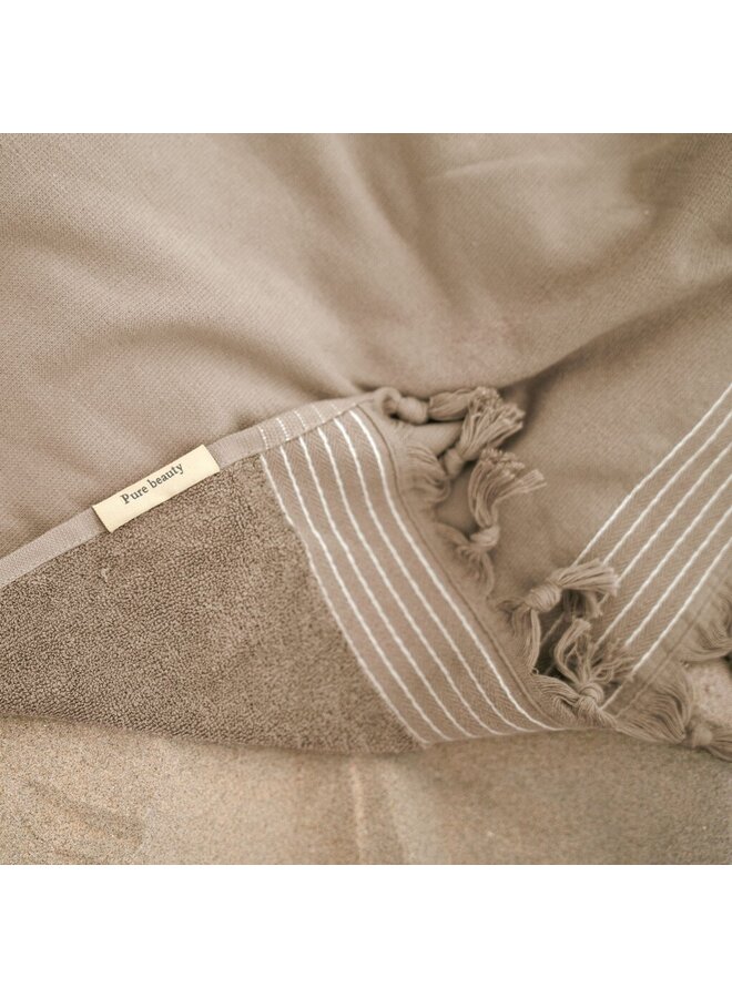 Walra Hamamdoek Soft Cotton Bruin - Katoen