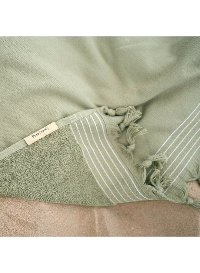 Walra Hamamdoek Soft Cotton Groen - Katoen