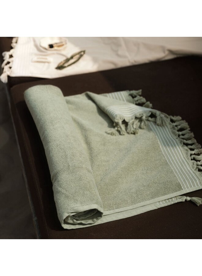 Walra Hamamdoek Soft Cotton Groen - Katoen
