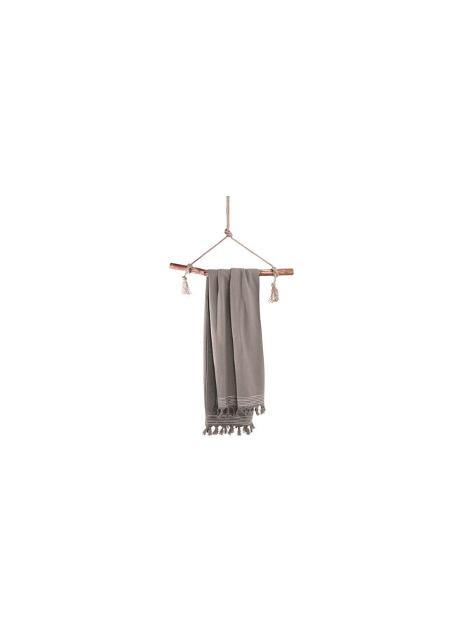 Walra Hamamdoek Soft Cotton Taupe - Katoen