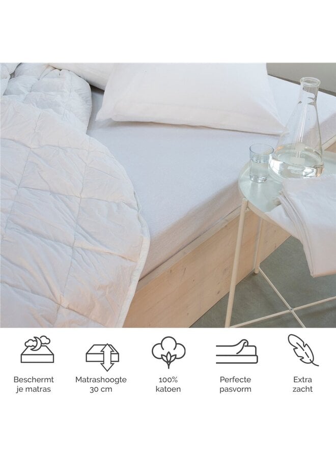 Byrklund Molton Bed Basics - Katoen/Polyester