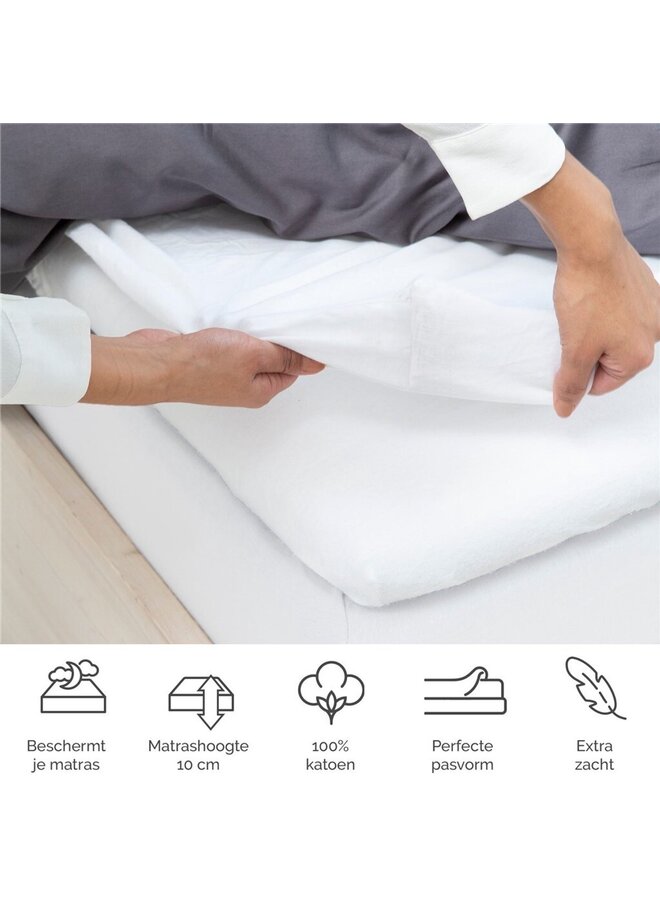 Byrklund Molton Splittopper Bed Basics - Katoen/Polyester
