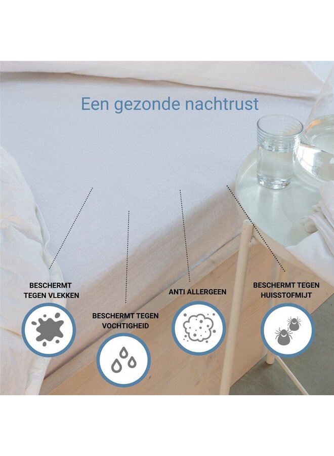 Byrklund Molton Splittopper Bed Basics - Katoen/Polyester