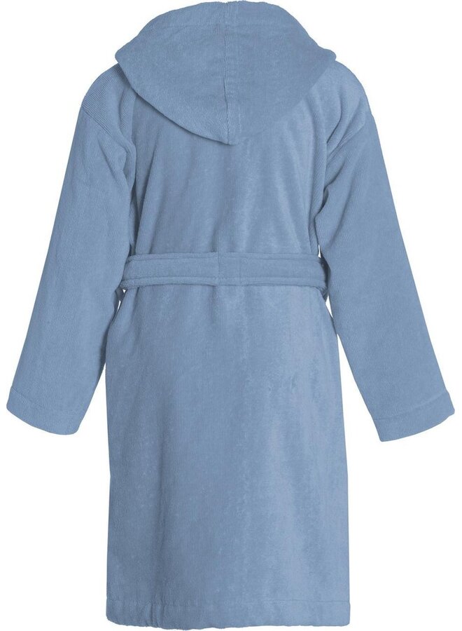 Seahorse Badjas Kinder Pure Blauw - Badstof Katoen