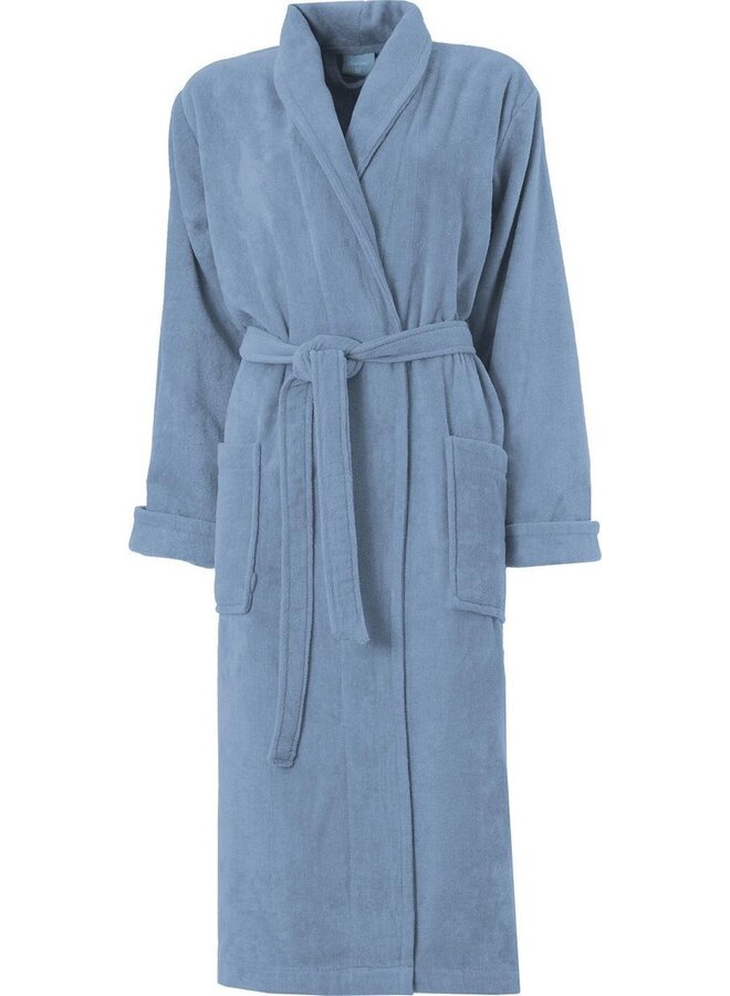 Badjas Pure Blauw - Badstof Katoen