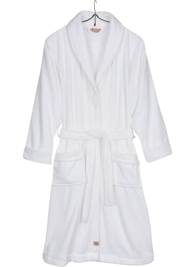 Walra Badjas Casual Robe Wit - Velours