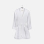 Walra Badjas Spring Robe Wit - Mousseline Katoen