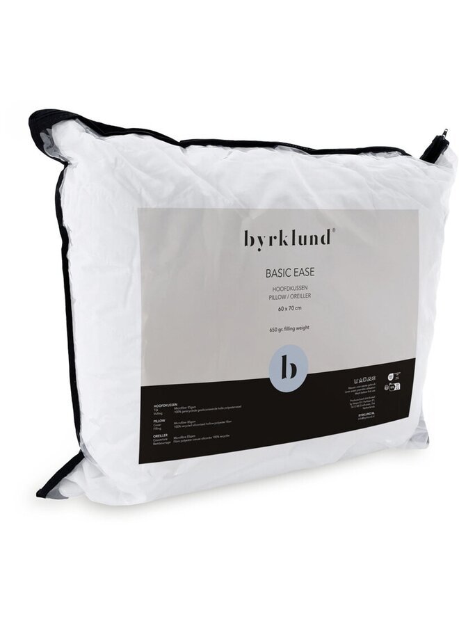 Byrklund Hoofdkussen Basic Ease - Gerecycled Holle Vezels