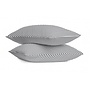 Byrklund Kussenslopen Lined Up Antraciet - Set Van 2 - Polyester